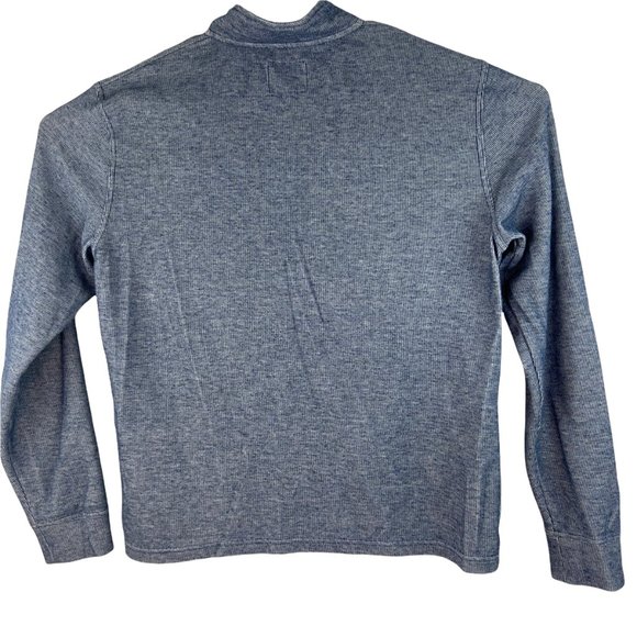 Men's Blue Button-Up Shirt - Picture 3 of 9